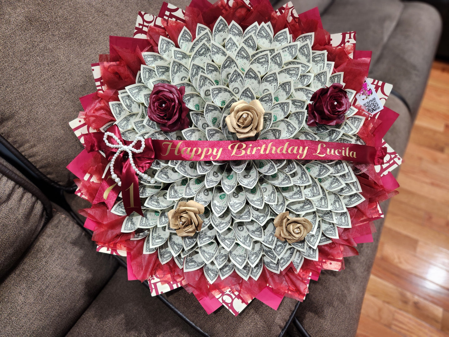 $100 Luxury Money Bouquet