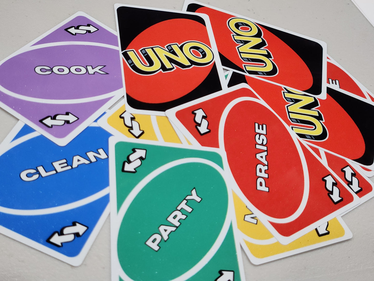Custom UNO Cards - Elegantly Crafted for a Luxurious Game Night