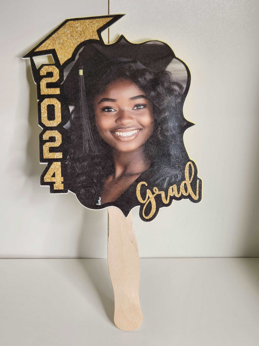 Graduation Fan - Elegance & Bliss By Msni Custom Creations