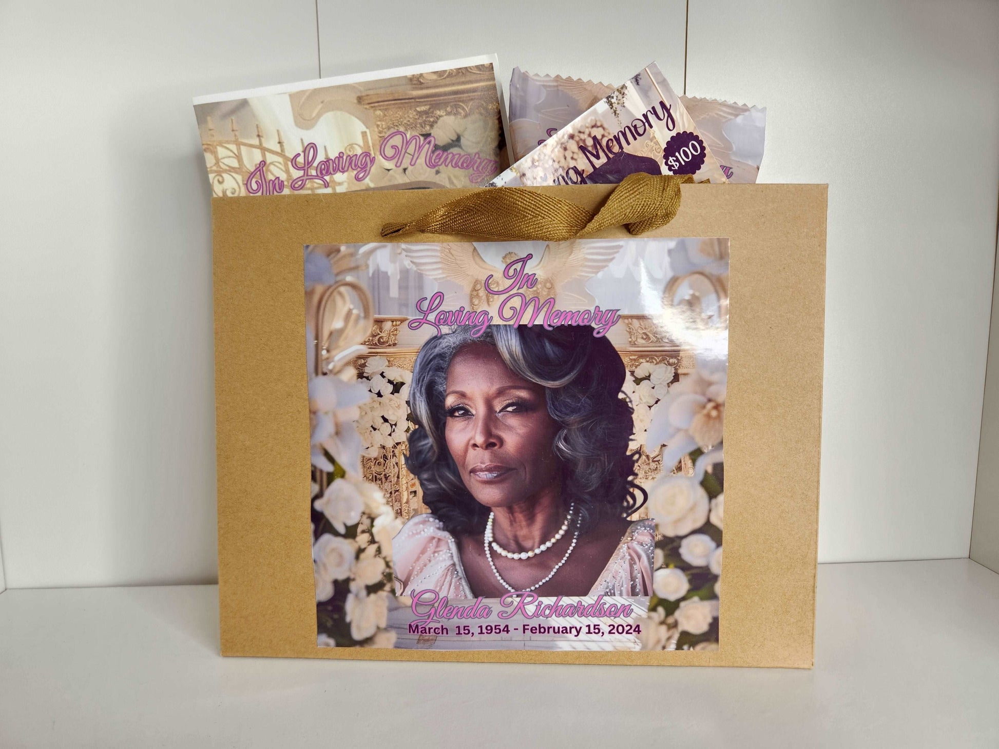 Memorial Gift Bags - Elegance & Bliss By Msni Custom Creations