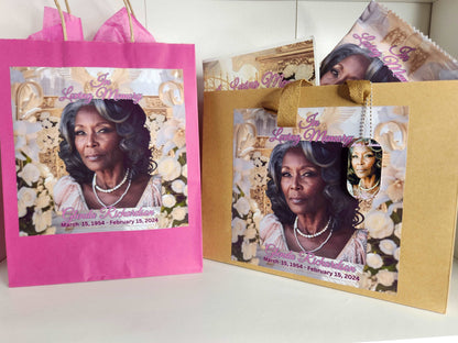 Memorial Gift Bags - Elegance & Bliss By Msni Custom Creations