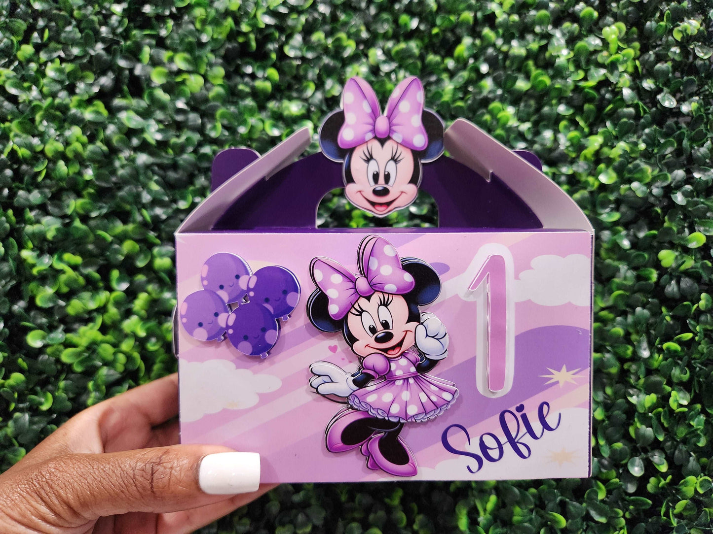 Minnie Mouse Gable Box - Elegance & Bliss By Msni Custom Creations