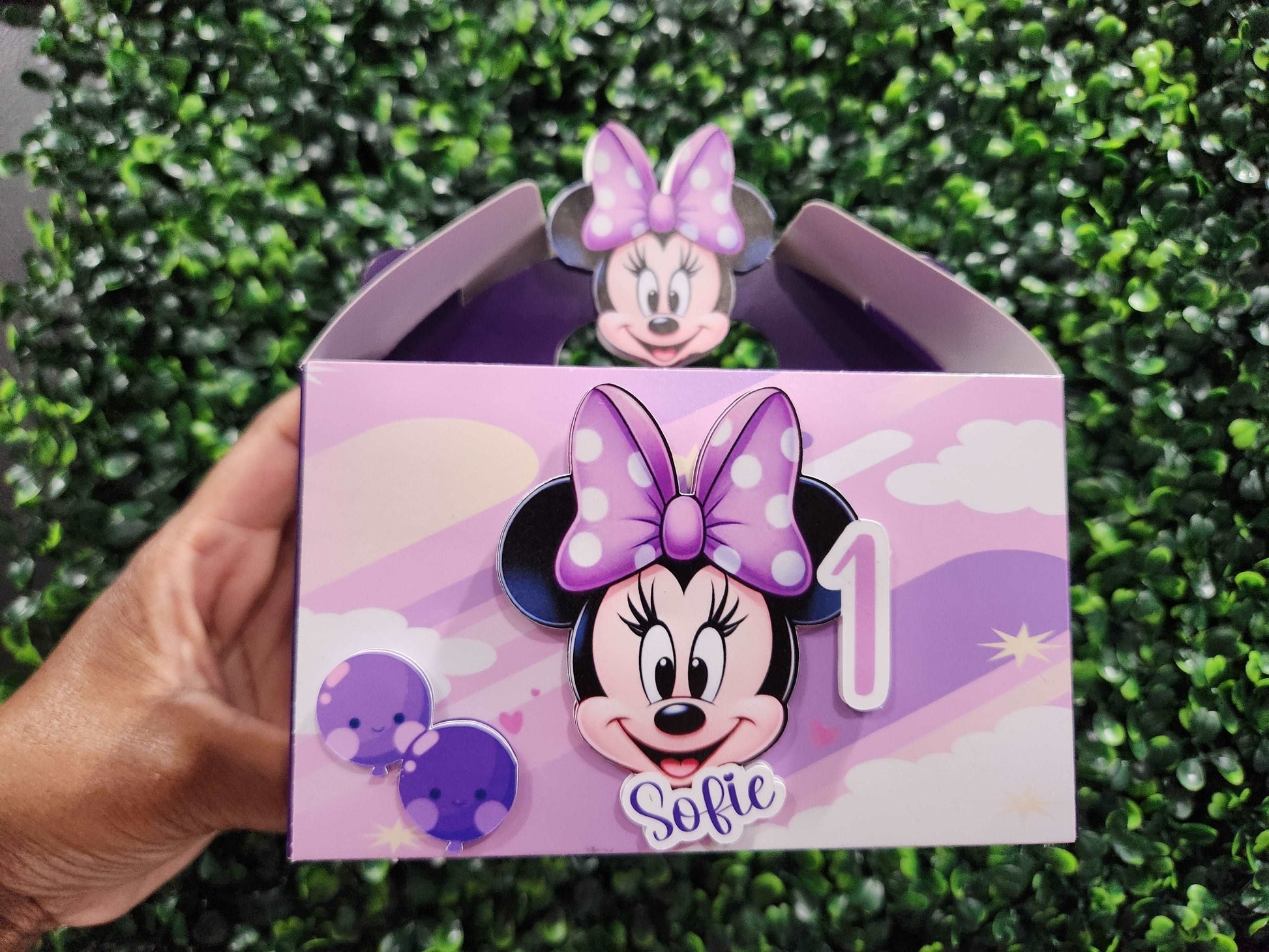 Minnie Mouse Gable Box - Elegance & Bliss By Msni Custom Creations