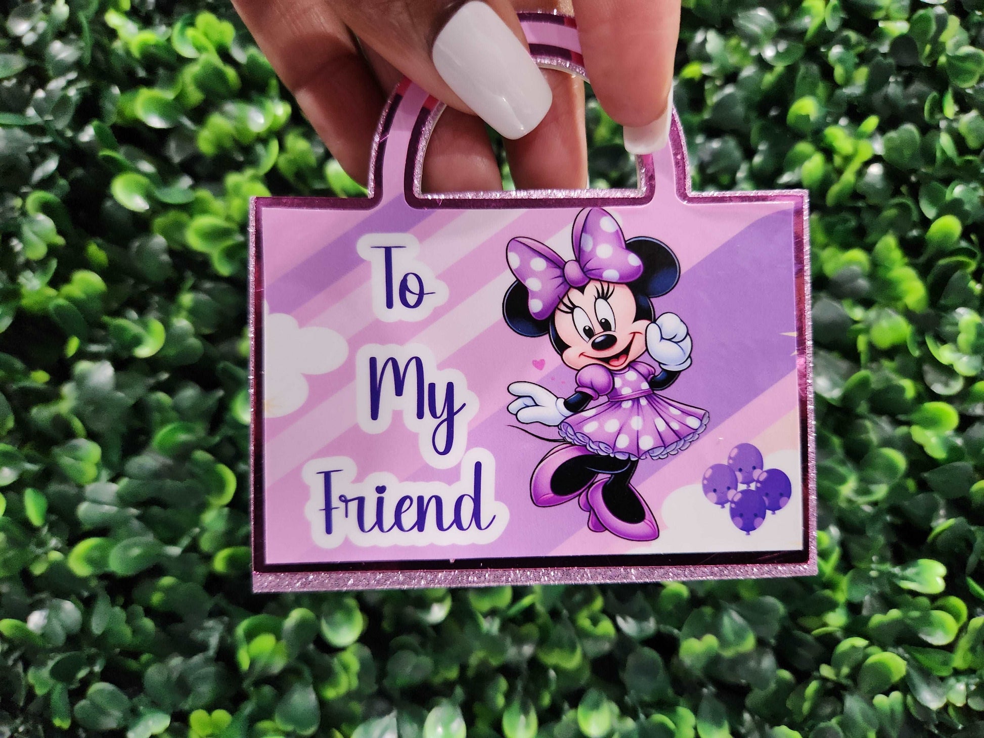 Minnie Mouse Lip Balm Purse - Elegance & Bliss By Msni Custom Creations