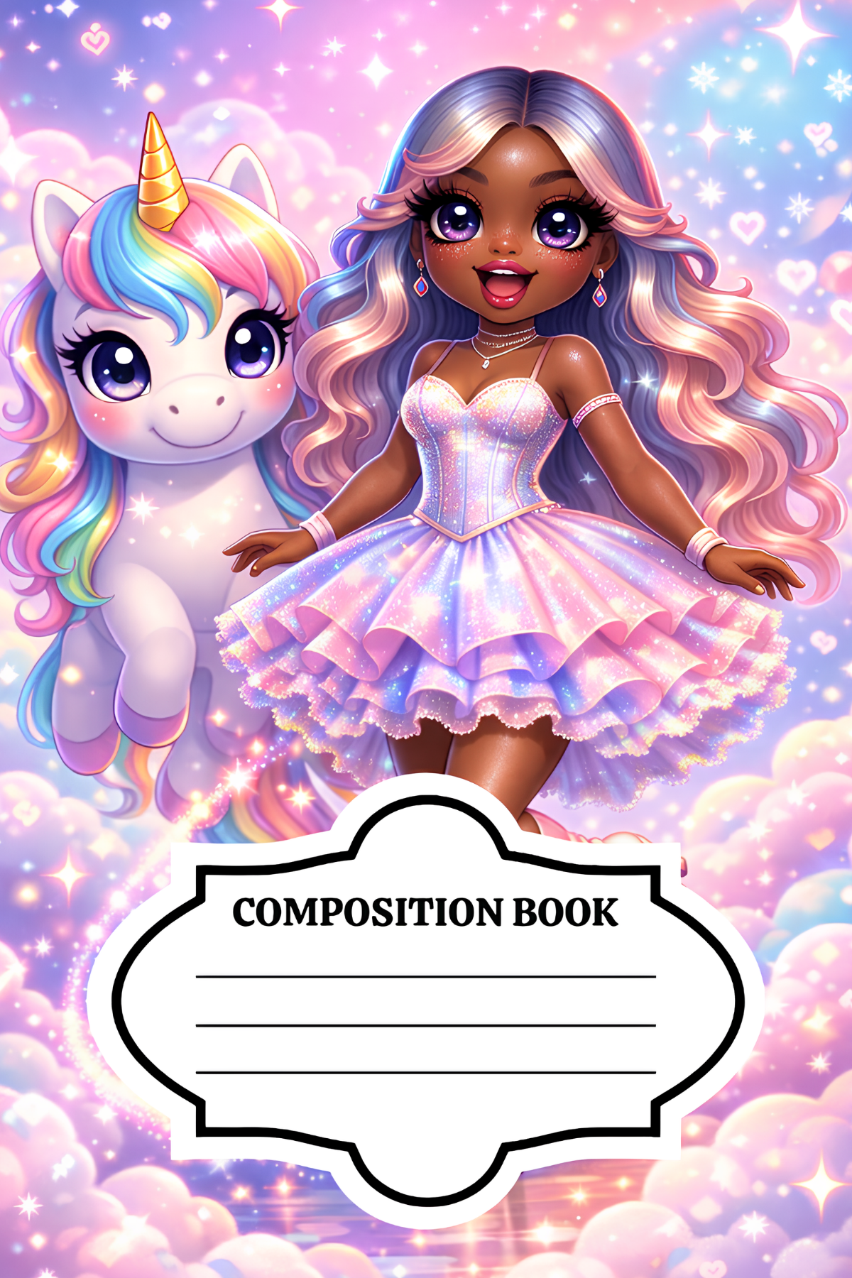 Unicorn Babes Notebook Cover