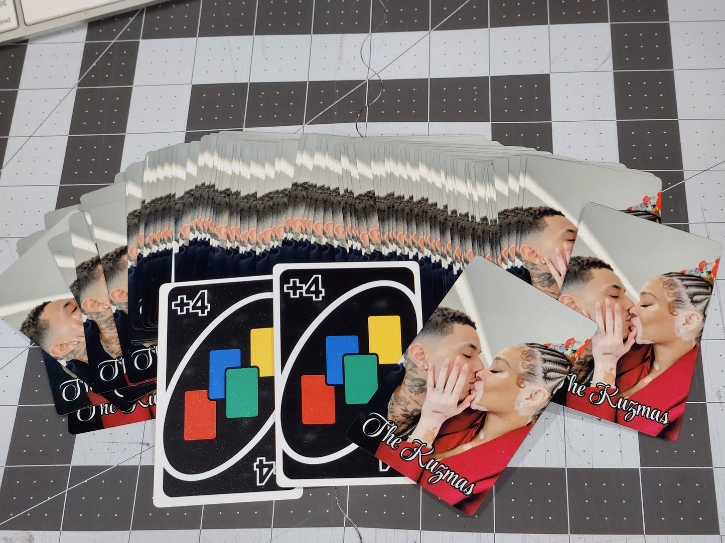 Custom UNO Cards - Elegantly Crafted for a Luxurious Game Night